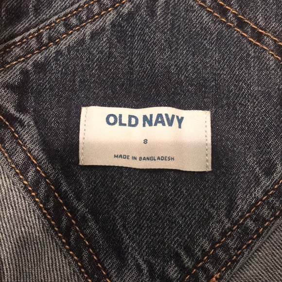 Old Navy Slouchy Straight Denim Overalls - Picture 4 of 7